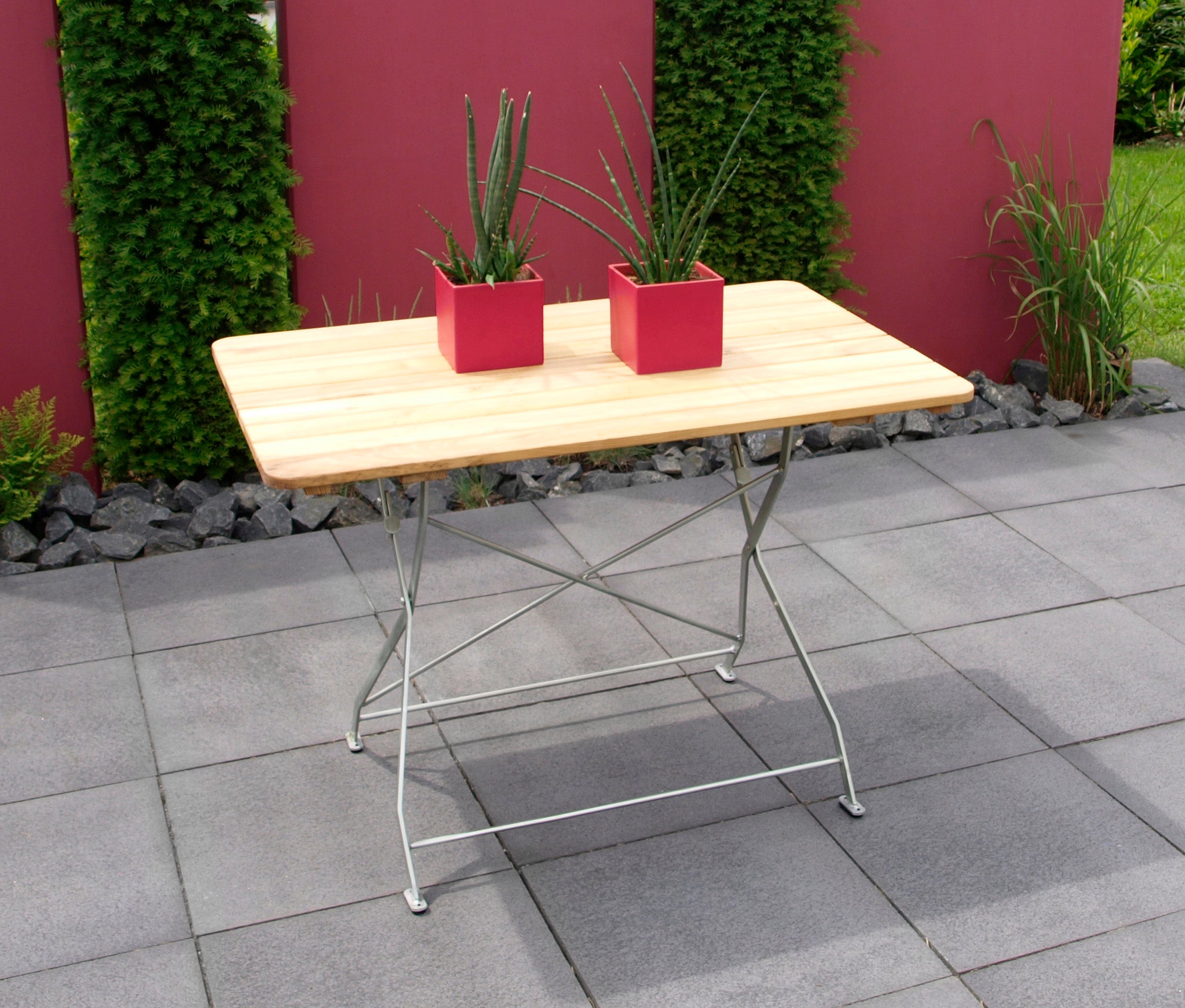 TPFGarden® Klapptisch BAD BELZIG aus Robinienholz 70x110 cm