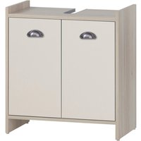 Waschbeckenunterschrank Lindholm Eiche Sand Nachbildung creme B/H/T: ca. 57x62x33 cm