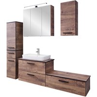 Badezimmer-Set Quickset 374 Eiche Ribeck Nachbildung B/H/T: ca. 142x200x44