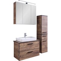 Badezimmer-Set Quickset 374 Eiche Ribeck Nachbildung B/H/T: ca. 75x200x44