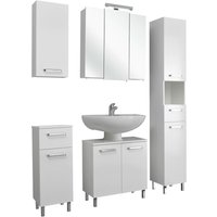 Badezimmer-Set Quickset 312 weiß glanz B/H/T: ca. 120x200x33 cm