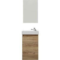 Badezimmer-Set Champ Eiche Artisan Nachbildung B/H/T: ca. 40x68x22 cm