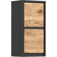 Badhängeschrank JARU anthrazit Nox Oak Nachbildung schwarz B/H/T: ca. 35x69x24 cm