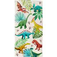 Strandtuch Dinos Multi Polyester B/L: ca. 75x150 cm