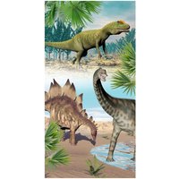 Strandtuch Dino Multi Polyester B/L: ca. 75x150 cm