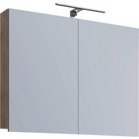 Spiegelschrank Badinos Eiche Sonoma Nachbildung B/H/T: ca. 80x62x12 cm