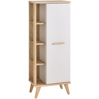 Midischrank Quickset 966 Rivera Eiche Nachbildung creme B/H/T: ca. 51x128x33 cm