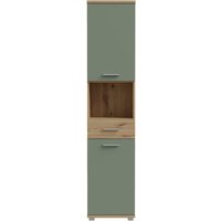 Hochschrank  Eiche Artisan Nachbildung salbei B/H/T: ca. 40x184x29 cm