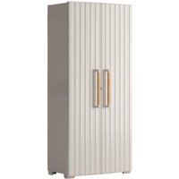 Keter Kunststoffschrank Groove Utility beige Kunststoff B/H/T: ca. 80x180x45 cm