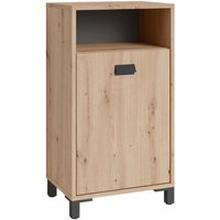 Schrank WELLNESS Eiche Artisan Nachbildung anthrazit schwarz schwarz B/H/T: ca. 42x77