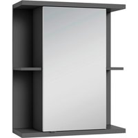 Spiegelschrank NEBRASKA anthrazit B/H/T: ca. 60x70x25 cm