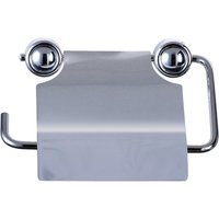 Toilettenpapierhalter silber Eisen B/H/L: ca. 15x13x3 cm