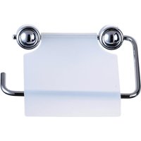 Toilettenpapierhalter silber Eisen B/H/L: ca. 15x13x3 cm