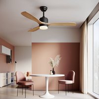 SONNI Deckenventilator mit Beleuchtung und Fernbedienung