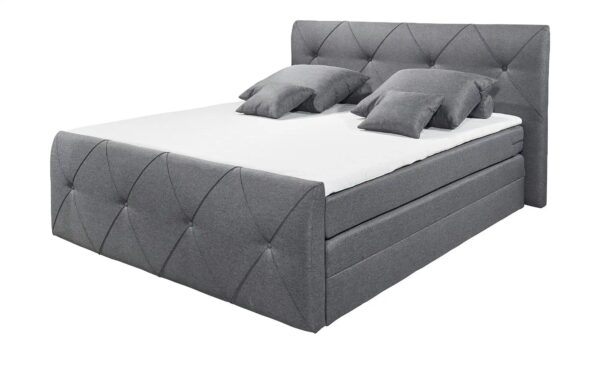 meinBett Boxspringbett  Cleo ¦ grau ¦ Maße (cm): B: 200 H: 114 Betten > Boxspringbetten > Boxspringbetten 180x200 - Höffner