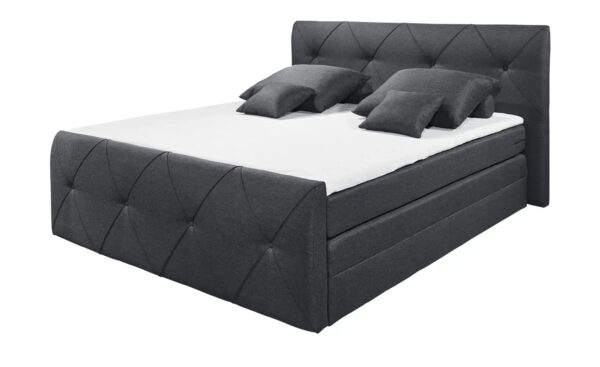 meinBett Boxspringbett  Cleo ¦ schwarz ¦ Maße (cm): B: 200 H: 114 Betten > Boxspringbetten > Boxspringbetten 180x200 - Höffner