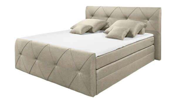 meinBett Boxspringbett  Cleo ¦ beige ¦ Maße (cm): B: 200 H: 114 Betten > Boxspringbetten > Boxspringbetten 180x200 - Höffner