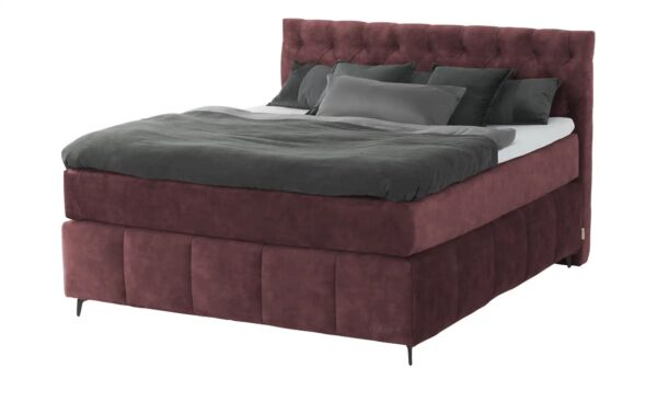 Jette Home Boxspringbett  Glam New ¦ rot ¦ Maße (cm): B: 182 H: 132,5 Betten > Komfortbetten - Höffner