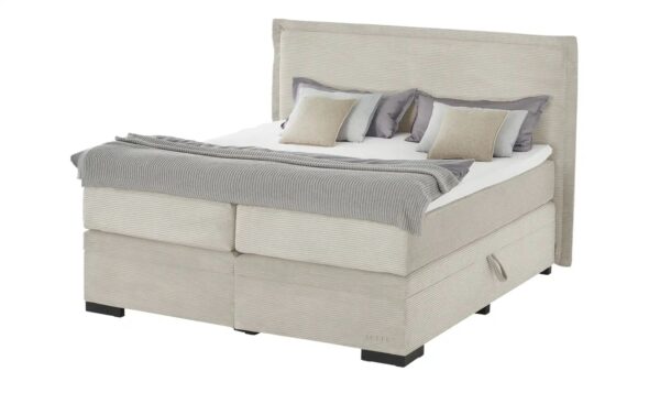 Jette Home Boxspringbett mit Bettkasten  Adapt ¦ beige ¦ Maße (cm): B: 202 H: 132 Betten > Boxspringbetten > Boxspringbetten 180x200 - Höffner