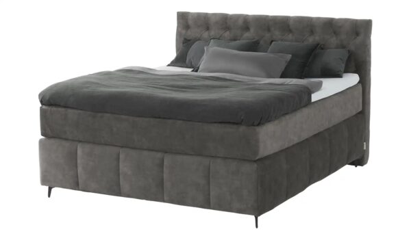 Jette Home Boxspringbett  Glam New ¦ grau ¦ Maße (cm): B: 162 H: 132,5 Betten > Komfortbetten - Höffner