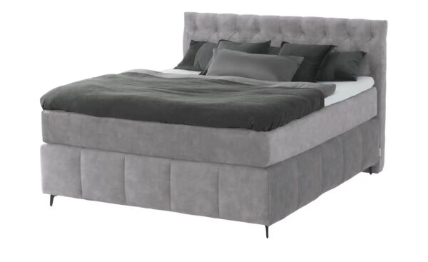 Jette Home Boxspringbett  Glam New ¦ grau ¦ Maße (cm): B: 162 H: 132,5 Betten > Komfortbetten - Höffner