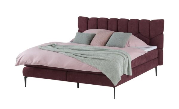 switch Boxspringbett  Bari ¦ rot ¦ Maße (cm): B: 195 H: 110 Betten > Boxspringbetten > Boxspringbetten 180x200 - Höffner