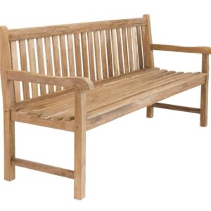 Stabile Bank Gartenbank Picadelly 150 cm in Premium Teak mit Armlehne EAN:4039214011065