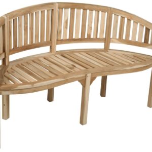 Gartenbank Bananenbank AMBON 3-Sitzer aus Teak EAN:4041908125910