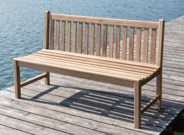 Stabile Bank Gartenbank Picadelly 150 cm in Premium Teak ohne Armlehne EAN:4250983102741