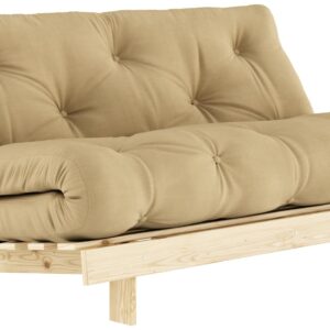 Schlafsofa ROOTS 160 cm Polster WHEATBEIGE Klappgestell Kiefer EAN:5713655146324