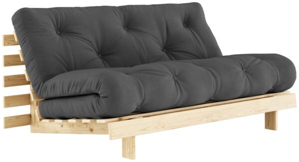 Schlafsofa ROOTS 160 cm Polster DARK GREY Klappsofa Gestell Kiefer EAN:5713655146379