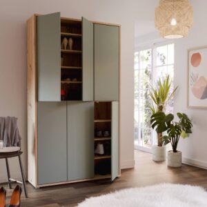 Schrank ALICE SPRINGS 6-trg Artisan Eiche mit Secret Grey / Sage Green EAN:5904767046378