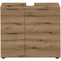 Waschbeckenunterschrank Porto Eiche Evoke Coast Nachbildung B/H/T: ca. 70x60x35 cm