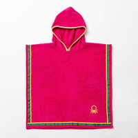 Kinder-Badeponcho pink Baumwolle B/L: ca. 65x65 cm