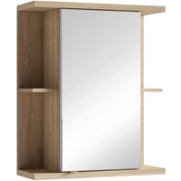 Spiegelschrank NEBRASKA Eiche Nachbildung B/H/T: ca. 60x70x25 cm