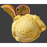 Orangen-Maracuja Sorbet