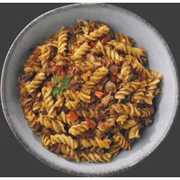 Fusilli mit veganer kein-Hack-Bolognese