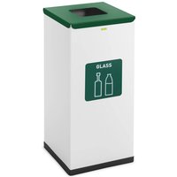 Mülleimer Abfalleimer Küche Mülltrenner Deckel Bio Label 60 Liter Recycling